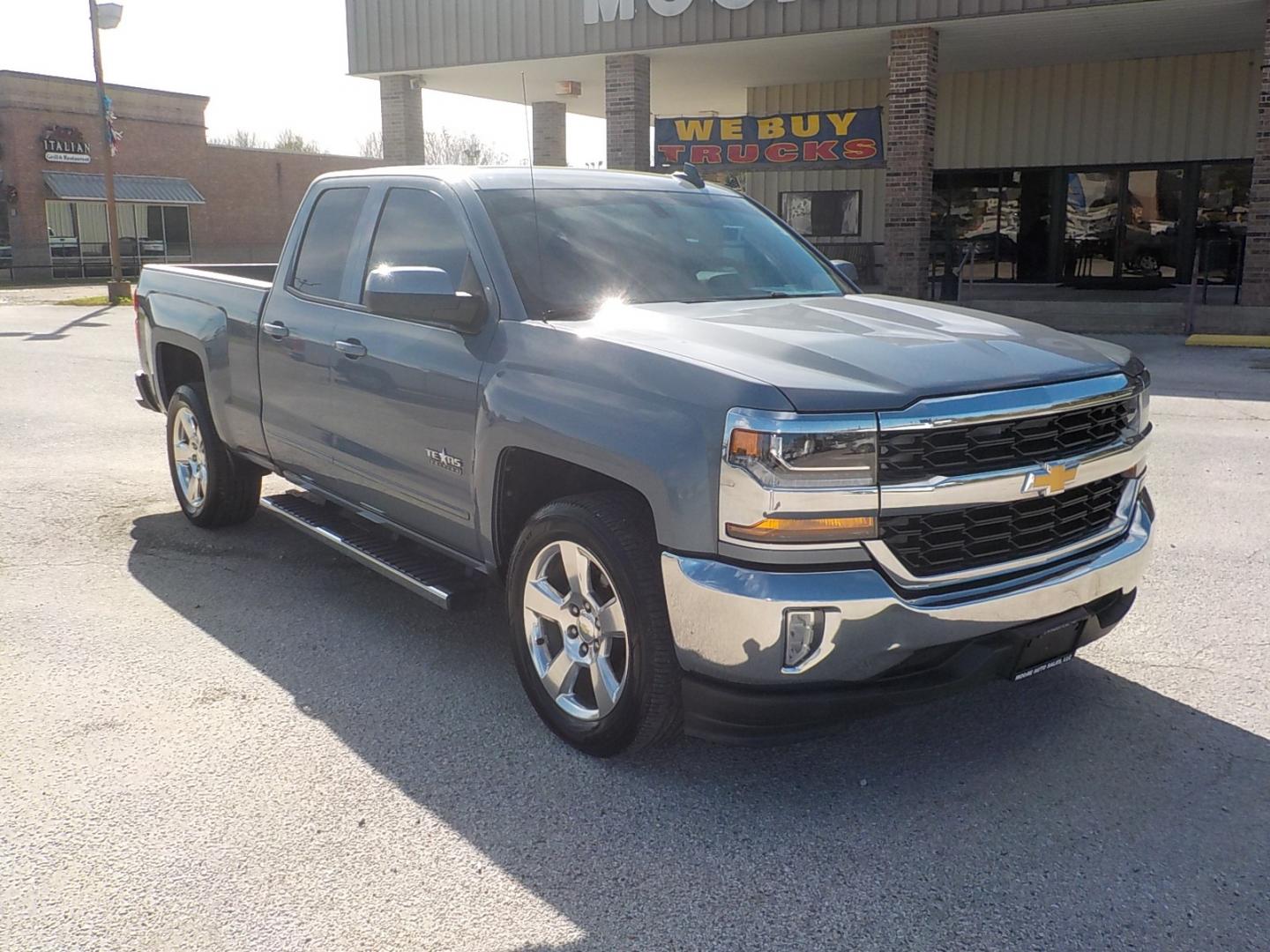 2016 Blue Chevrolet Silverado 1500 LT Double Cab 2WD (1GCRCREC7GZ) with an 5.3L V8 OHV 16V engine, 6A transmission, located at 1617 W Church Street, Livingston, TX, 77351, (936) 327-3600, 30.710995, -94.951157 - Beautiful truck! 5.3L V-8. Come check it out!! - Photo#1